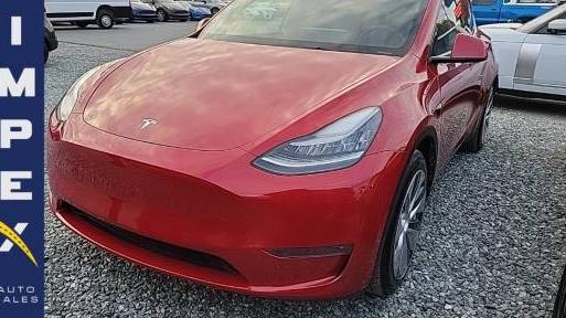TESLA MODEL Y 2021 5YJYGDEEXMF088881 image